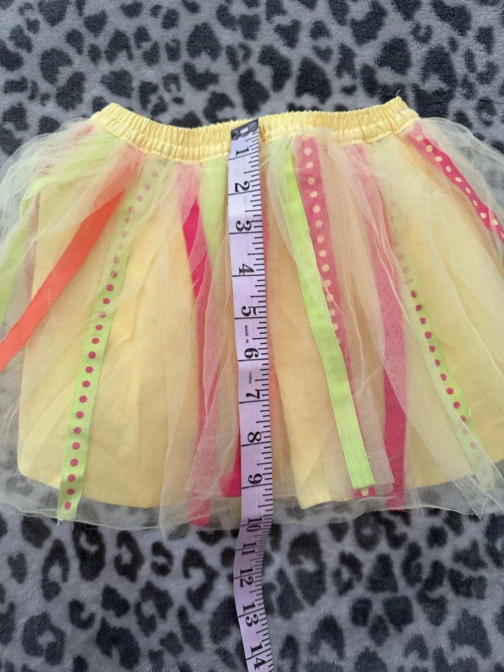 2009 Gymboree Tulle Ribbon Layered Skirt in Yellow Size 3T
